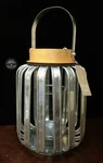 New Gallery Of Light Galvanized Candle Holder Lantern 10 1/2" Tall. Fixed Price $38.00.