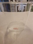 Vtg Coleman 275 5114 Tapered Red Letter Pyrex Globe Glass Usa. Fixed Price $37.75.