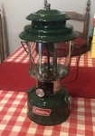 Coleman 220h 12 1973 Double Mantle Lantern. Fixed Price $70.00.