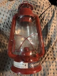 Stansport 12" Hurricane Oil Lantern Red New In Package Original Packaging. Fixed Price $19.99.