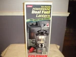 Coleman 2 Mantle Dual Fuel Lantern Model 295-746 Dated 02/93. Fixed Price $72.00.
