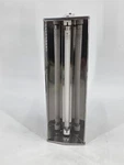 Burgess Vintage Safari Lite Ac Battery Florescent Lantern Camping Tested. Fixed Price $17.50.