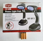 12 Bulb Led Portable Work Lamp Swivel Head W/ Batteries Bright Light. Fixed Price $21.71.