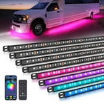 Mictuning N8 Rgbw N3 Rgb Led Strips Under Car Tube Exterior Underglow Neon Light. Fixed Price $72.12.