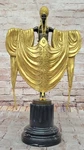 Radiance By J. Erte Bronze Art Deco Sculpture Statue Hand Made Home Decoration. Fixed Price $449.50.