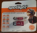 Spotlight Turbo S Led Light 35 Lumen Flashlight Rechargeable+ Keychain Zipper L. Fixed Price $19.60.
