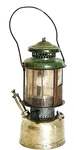 Vint. Coleman Quicklite Hand Pump Lantern. Nickle Base Mica Glass-working Lamp. Fixed Price $195.00.