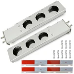 Stainless Steel Mud Flap Hanger With 4 Light Cutouts Aluminum Reflectors,. Fixed Price $155.99.