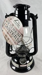 Weatherrite Kerosene Outdoor Lantern Black Glass Hurricane Camping Lamp Nwt. Fixed Price $22.99.