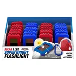 Blazing Ledz Solar 18 Lm Assorted Led Flashlight Aaa Battery (pack Of 24). Fixed Price $71.79.