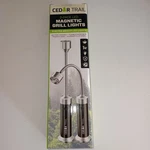 Cedar Tree "grilling Lights. Magnetic, Led, New, 2pack. Uses 2 Aaa Batteries.... Fixed Price $14.99.