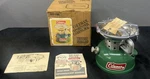 Coleman 502 Camping Sportster Stove Unfired Unused In Box Read Details. Fixed Price $227.49.