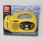 Wilson Sports Engineered Am/fm Radio Flashlight Yellow. Fixed Price $19.99.