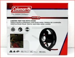 Coleman Cpx-6 Portable Tent Fan With Led Light - Hanger Or Stand New. Fixed Price $34.95.