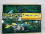 Dragonfly Lights, White Lights W/ Blue & Yellow Dragonflies, Indoor/outdoor Nob. Fixed Price $14.00.
