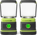 Led Camping Lantern, Consciot Battery Powered 2 Pack, Light Green. Fixed Price $48.99.
