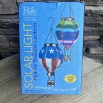 Regal Hot Air Balloon Solar Lantern Stripe Small 12769 Yard Garden Decor. Fixed Price $36.00.