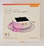Mpowerd Luci Color Solar String Lights Rechargeable Outdoor 6 Colors. Fixed Price $29.90.