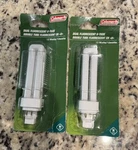 Coleman Dual Fluorescent U-tube 13-watt Lantern Bulb 5327, 5329, 5334, 5359 New.. Fixed Price $23.95.