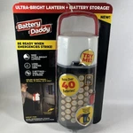 Battery Daddy Lantern 2-in-1 Powered Lamp & Organizer Open Box. Fixed Price $20.00.