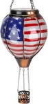 Larekook Solar Hot Air Balloon Lantern With Flame Flickering,glass Ba.... Fixed Price $46.40.