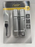Defiant 500 Lumens Led Rechargeable Aluminum Flashlight. Fixed Price $24.99.