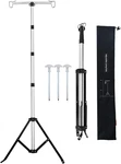 Telescopic Lantern Stand With Base Outdoor Camping Lamp Pole Adjustable La. Fixed Price $105.67.