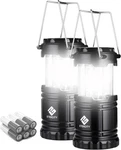 Etekcity Led Camping Lantern 2-pack Battery Powered Emergency Light Black. Fixed Price $28.99.
