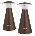 Set Of Two Uline Touchtop Led Lanterns Bronze H3990brz H-3990brz. Fixed Price $132.42.