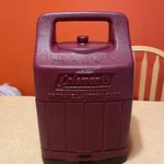 Coleman Propane Lp Lantern Burgundy+ Lamp Carry Case Year 98 99 00 01. Fixed Price $25.00.