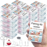 Yasuwekik 12 Pack Mini Fishing Kits Bulk Small Emergency Small, White. Fixed Price $38.88.