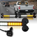 Lumenix 2x12 Inch Led Traffic Advisor Emergency Strobe Lights Bar Front/rear Win. Fixed Price $49.27.