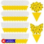 58pcs Yellow Sticky Gnat Traps Flying Insect Bug Catcher Indoor Outdoor New Usa.. Fixed Price $8.88.