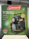 Coleman Multi-functional Tv Lantern Lamp Radio Siren Vintage B&w. Fixed Price $29.99.