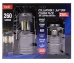 Cob Collapsible Camping Lanterns 2pk 2 Sizes (jumbo And Mini). Fixed Price $16.99.