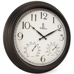 18 Inch Outdoor Clocks For Patio Large Waterproof With Thermometer - Black In.... Fixed Price $99.86.