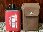 Vintage Eveready 6v Industrial Lantern Battery 9904 W/ Leather Case -new. Fixed Price $24.99.