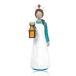 Lake Blue Lantern Nurse Decoration Hand Painted Statue Souvenir Tabletop Art. Fixed Price $32.69.
