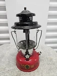 Vintage 1964 Sears Lantern Red Coleman & Original Pyrex Globe. Fixed Price $299.00.