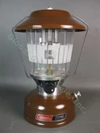 Vintage Coleman Double Mantle Lantern Model 275 Brown Picket Fence Globe 275a710. Fixed Price $100.00.