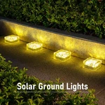 Led Solar Ice Cube Shaped Light For Patio Backyard Pathway Garden Decoration. Fixed Price $69.99.