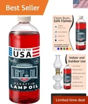 Candles Liquid Paraffin Lamp Oil - Red Smokeless, Odorless, Ultra Clean Burni.... Fixed Price $29.32.