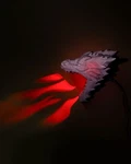 Dragon Wall Light Fantasy Red Led Battery Powered For Kids Teens Adults. Fixed Price $20.00.