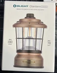 Olight Olantern Classic Brass Led Lantern Aa Powered 190 Lumens Opened Box. Fixed Price $100.00.