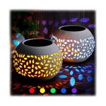 Reginary 2 Pcs Solar Table Lantern Outdoor Waterproof Dancing Flash... Fast Ship. Fixed Price $41.53.