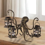 Spi Home Octopus Lantern 13.5" X 13.0" 4.0 Lbs. Aluminum. Fixed Price $319.00.