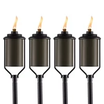 Tiki Easy Install 4-pack Simply Metal Torches Bronze Decorative Outdoor. Fixed Price $54.31.