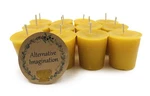 Alternative Imagination 2 Inch Votive Beeswax Candles - Naturally Colored Bees. Fixed Price $49.69.