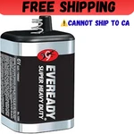Eveready 6v Battery, Super Heavy Duty 6 Volt 1 Count. Fixed Price $6.89.