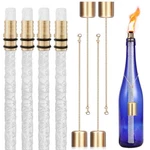Wine Bottle Torch Kit, Long Life Wicks For Tiki With Brass .... Fixed Price $27.51.